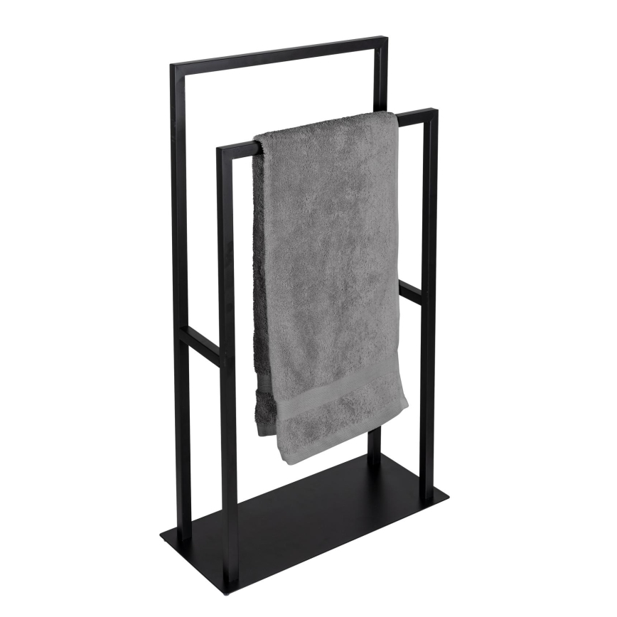 WENKO 26056100 - Rankšluosčių stovas RIVALTA 46x80 cm nerūdijančio plieno/juodas