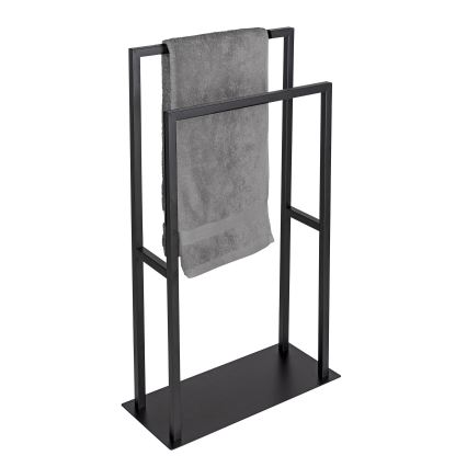 WENKO 26056100 - Rankšluosčių stovas RIVALTA 46x80 cm nerūdijančio plieno/juodas