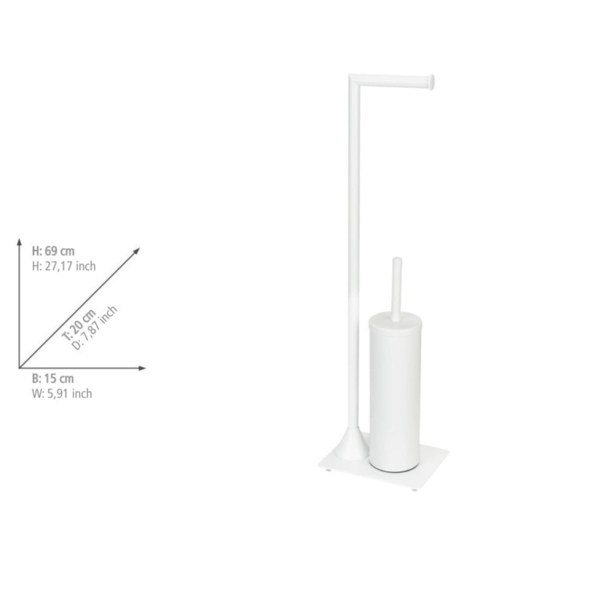 WENKO 26072100 - WC šepetys HELLA 15x69 cm baltas
