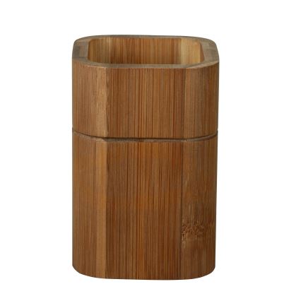 WENKO 26101100 - SERRO dantų šepetėlių laikiklis, 7,5 x 11 cm, rudos spalvos