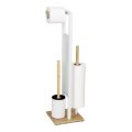 WENKO 26214100 - WC rinkinys RIVALTA 18x70 cm ruda/balta