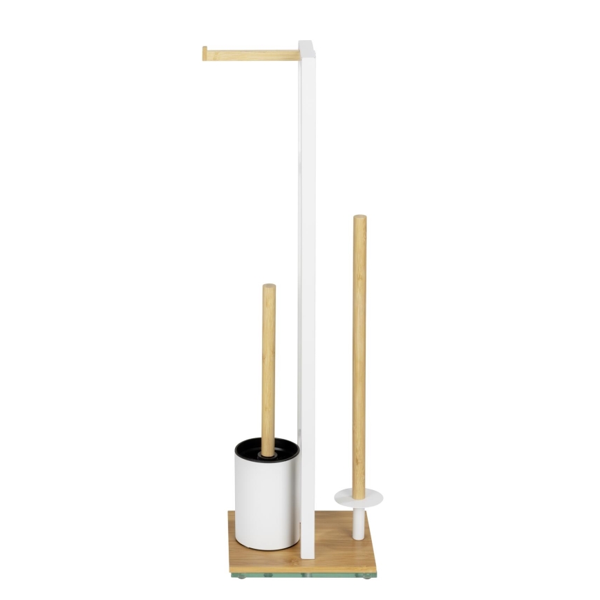 WENKO 26214100 - WC rinkinys RIVALTA 18x70 cm ruda/balta