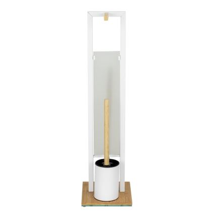 WENKO 26214100 - WC rinkinys RIVALTA 18x70 cm ruda/balta