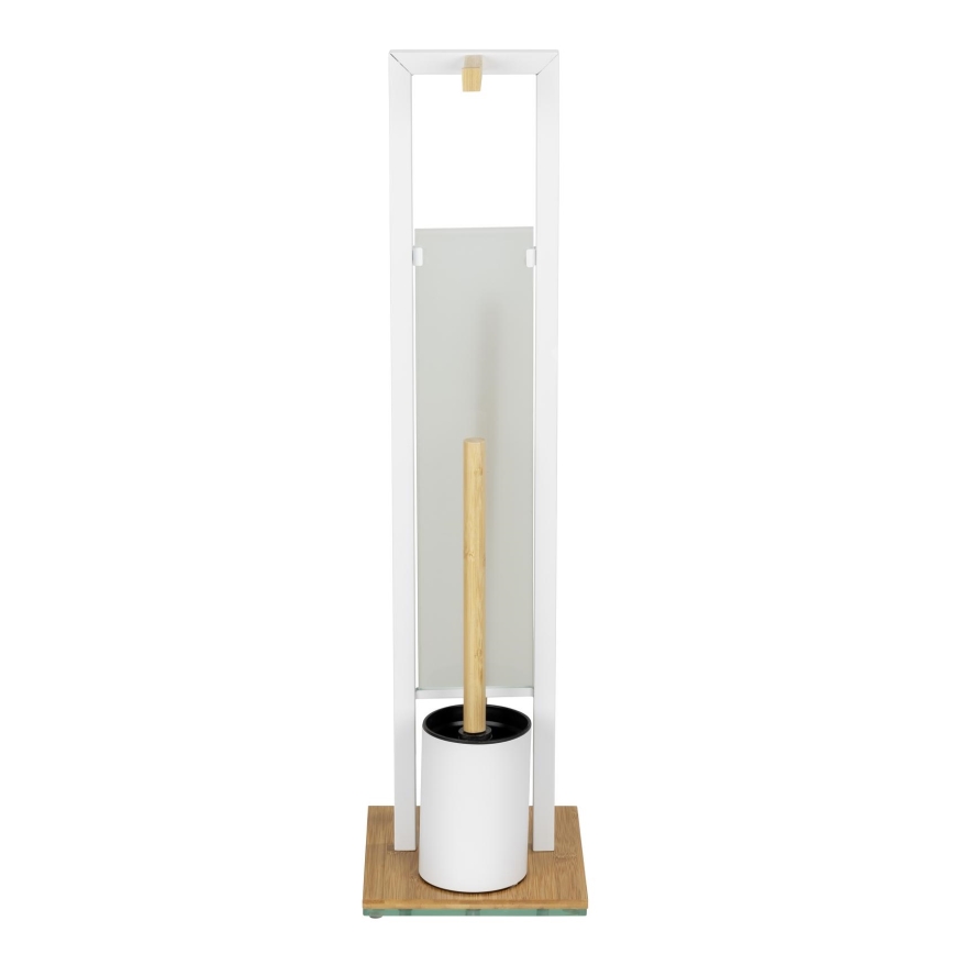 WENKO 26214100 - WC rinkinys RIVALTA 18x70 cm ruda/balta