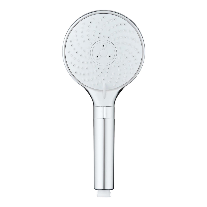 WENKO 26362100 - Dušo galvutė VANDENS TAUPYMO SISTEMA 12x12 cm blizgus chromas/balta