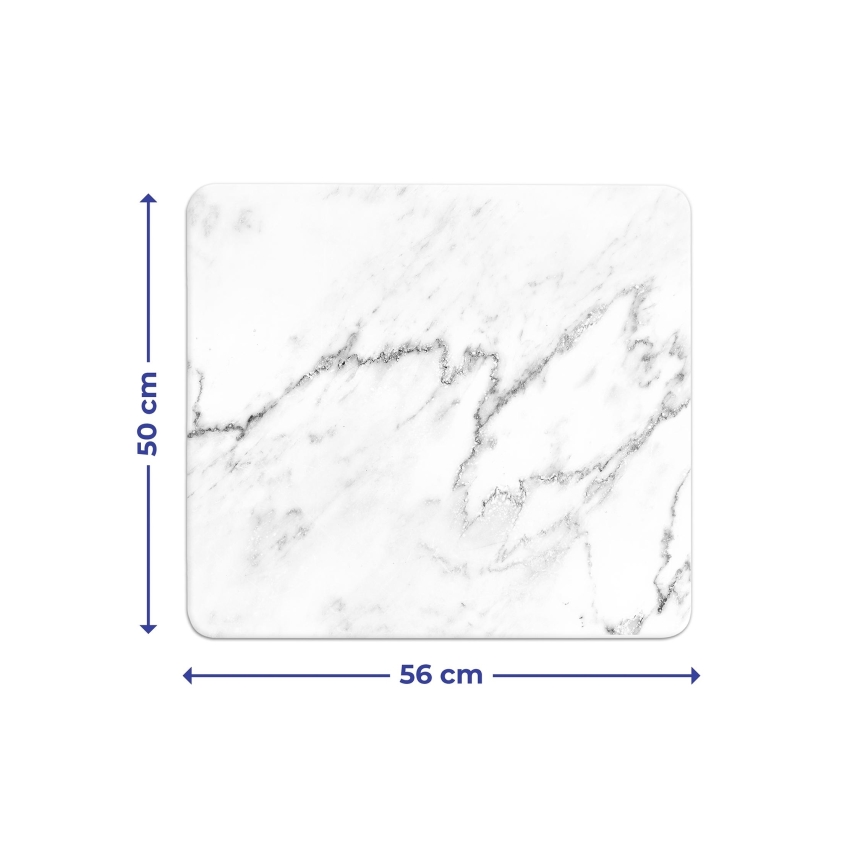 WENKO 2712929500 - Pjaustymo lentelė ABDECKPLATTE - NEUTRAL 56x50 cm spalvinga/skaidri