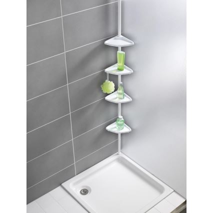 WENKO 3201010100 - Kampinis elementas COMPACT 26x195 cm baltas