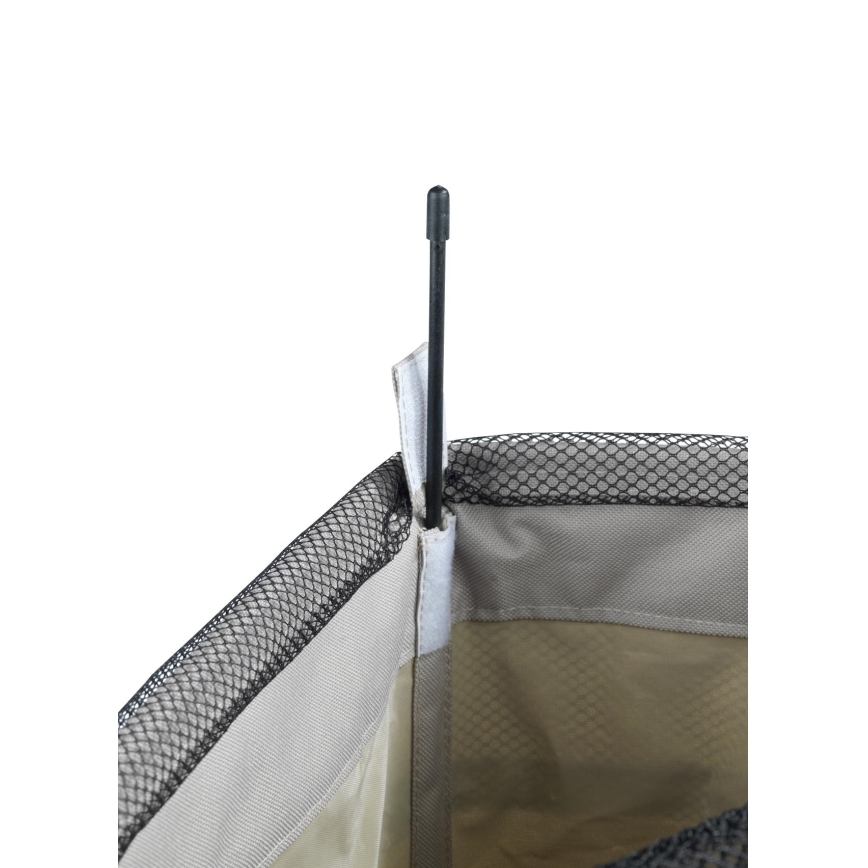 WENKO 3450117100 - Skalbinių krepšys CORNO 18,5x60 cm smėlio/juoda