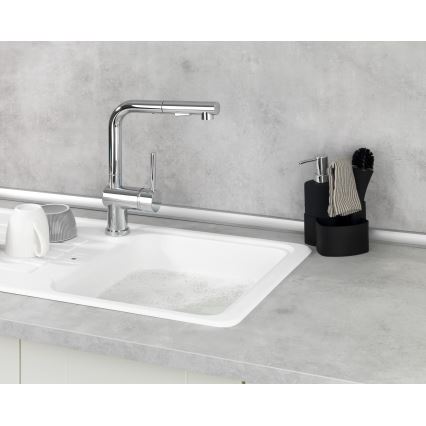 WENKO 3620127800 - EMPIRE prausimosi rinkinys 11x19 cm juodas/sidabrinis