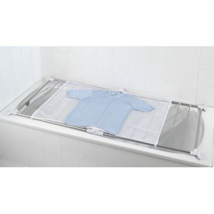 WENKO 3772020100 - Drabužių džiovyklė PROFI 65x150 cm, nerūdijančio plieno/sidabrinė/balta