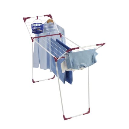 WENKO 3774021100 - Skalbinių džiovyklė SUMMER DRY 153x76 cm balta/rožinė