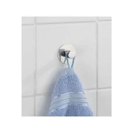 WENKO 4466420100-Kabliukas SAVONA 5x2 cm nerūdijančio plieno/sidabro spalva