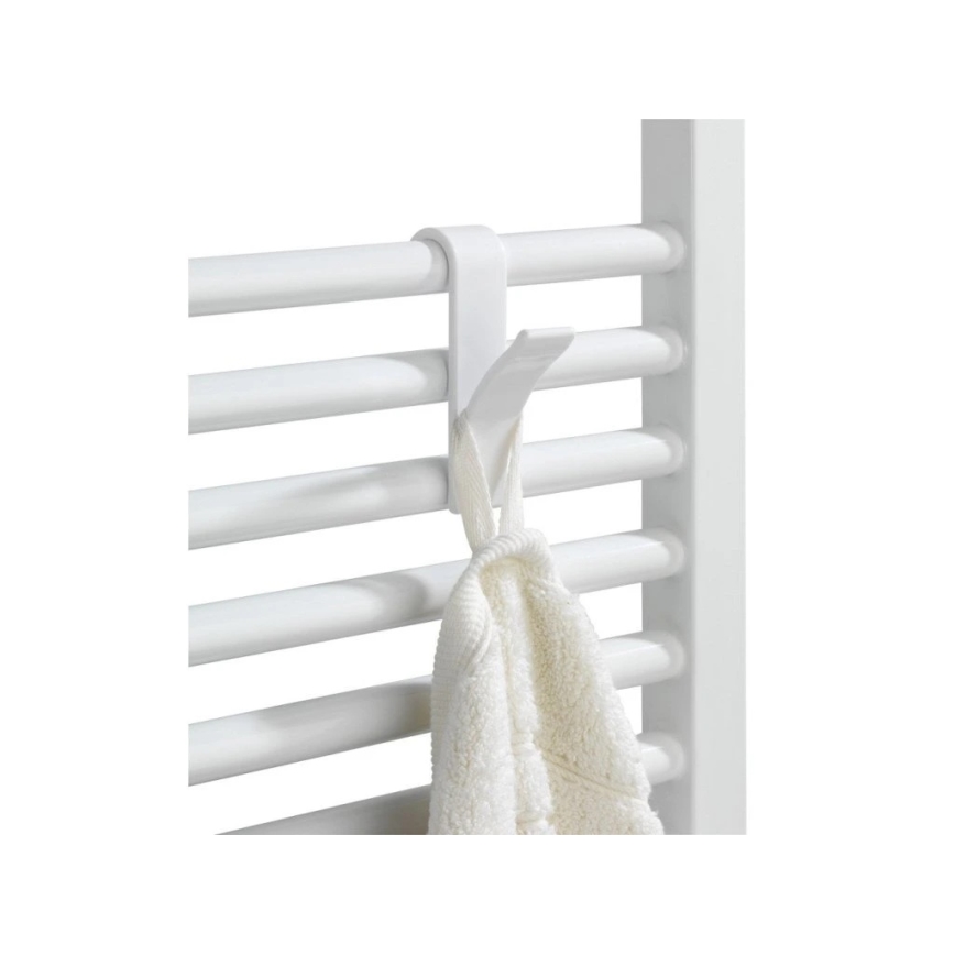 WENKO 4468160100-Kabliukai 2,5x10,5 cm balta