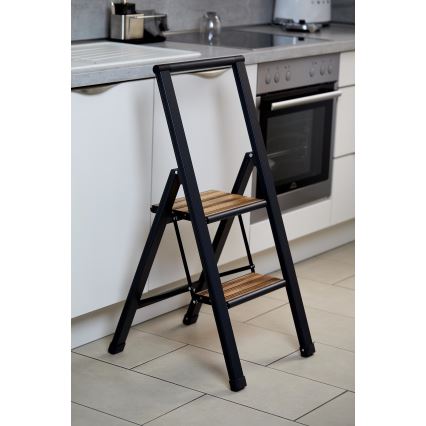 WENKO 50482100 - ALU-DESIGN kopėčios 44x101 cm, juodos