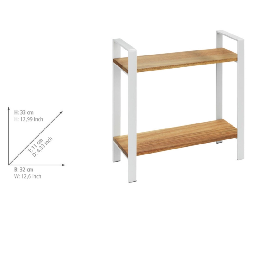 WENKO 53024100 - Lentyna LOUISA 32x33 cm balta/ruda