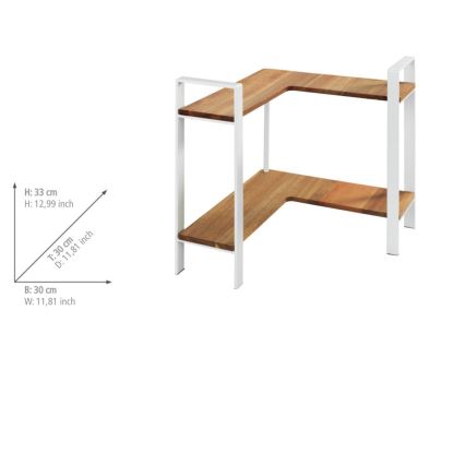 WENKO 53025100 - Lentyna LOUISA 30x33 cm balta/ruda
