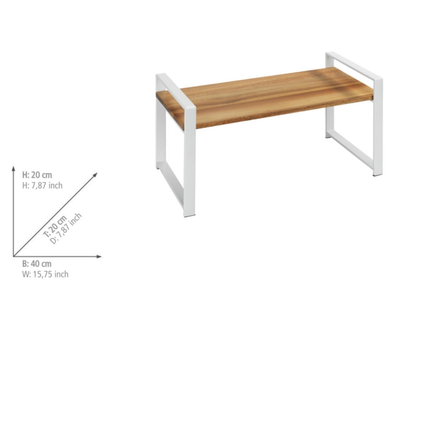 WENKO 53027100 - Lentyna LOUISA 40x20 cm balta/ruda
