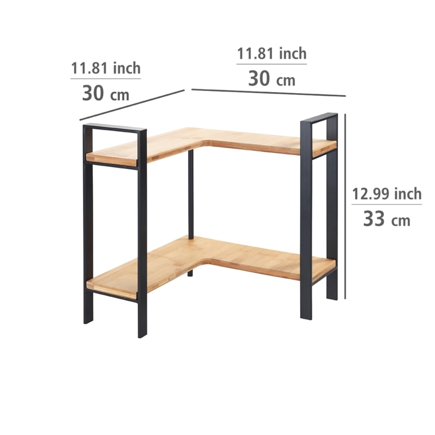 WENKO 53028100 - Lentyna LOU 30x33 cm juoda/ruda