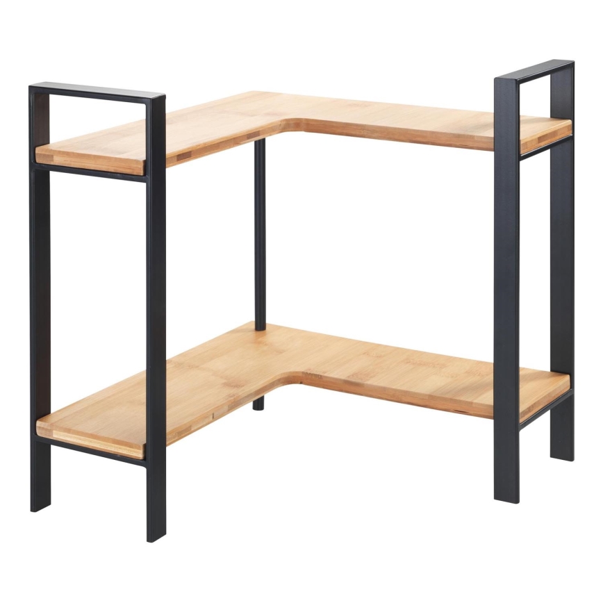 WENKO 53028100 - LOU lentynėlė 30 x 33 cm juoda/ruda