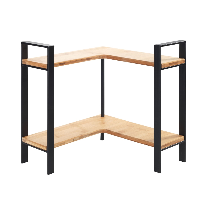 WENKO 53028100 - LOU lentynėlė 30 x 33 cm juoda/ruda