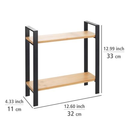 WENKO 53029100 - Lentyna LOU 32x33 cm juoda/ruda
