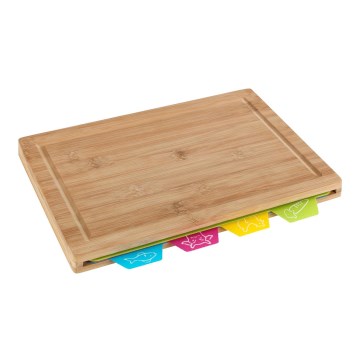WENKO 53064100 - Pjaustymo lentelė 32,5x22,5 cm ruda/daugiaspalvė