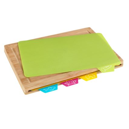 WENKO 53064100 - Pjaustymo lentelė 32,5x22,5 cm ruda/daugiaspalvė