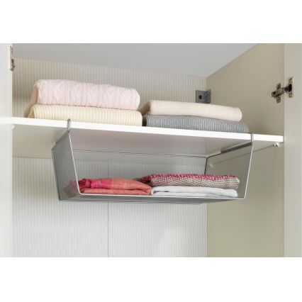 WENKO 53143100 - Sidabrinis krepšelis 49x28 cm