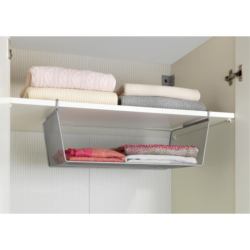 WENKO 53143100 - Sidabrinis krepšelis 49x28 cm