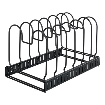 WENKO 53149100 - Dangčių ir keptuvių laikiklis 18x18 cm juodas