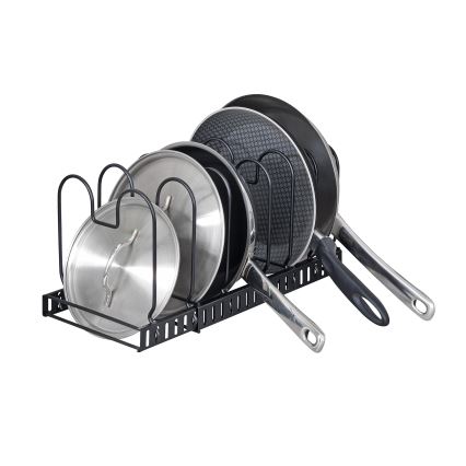 WENKO 53149100 - Dangčių ir keptuvių laikiklis 18x18 cm juodas