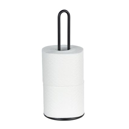 WENKO 53256100 - Popierinių rankšluosčių laikiklis 12,5x32,5 cm juodas