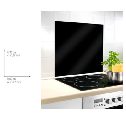 WENKO 53881100 - dušo sienelė BLACK, 60 x 70 cm, juodos spalvos