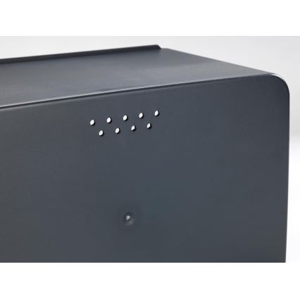 WENKO 54098100 - Duonos dėžė KUBO 35x26,5 cm juoda/ruda