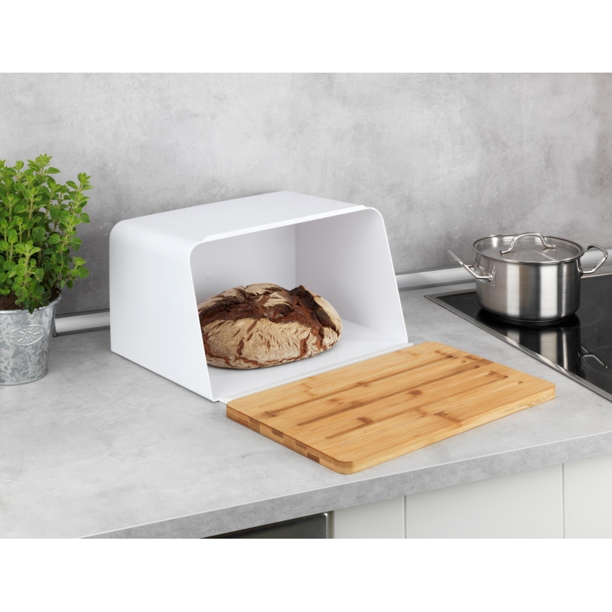 WENKO 54099100 - Duoninė KUBO 35x26,5 cm balta/ruda