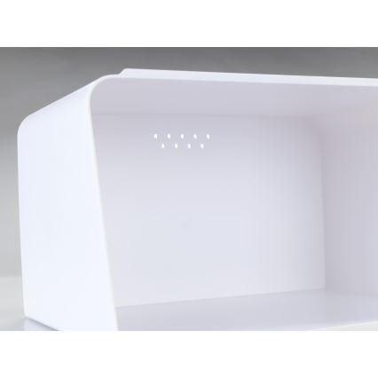 WENKO 54099100 - Duonos dėžė KUBO 35x26,5 cm balta/ruda