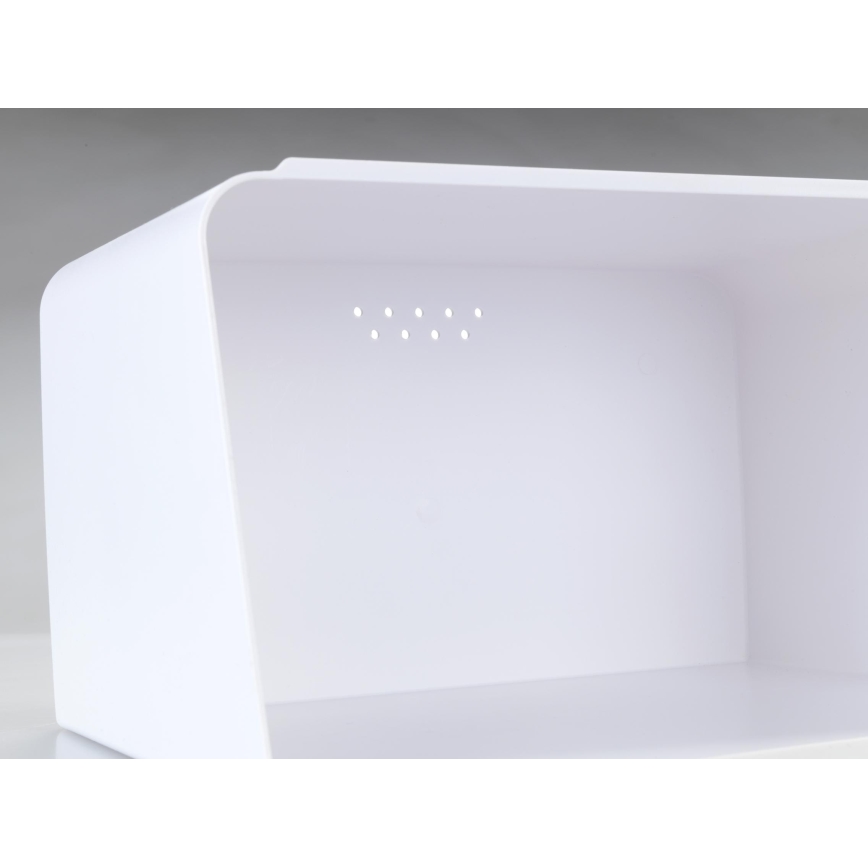 WENKO 54099100 - Duonos dėžė KUBO 35x26,5 cm balta/ruda