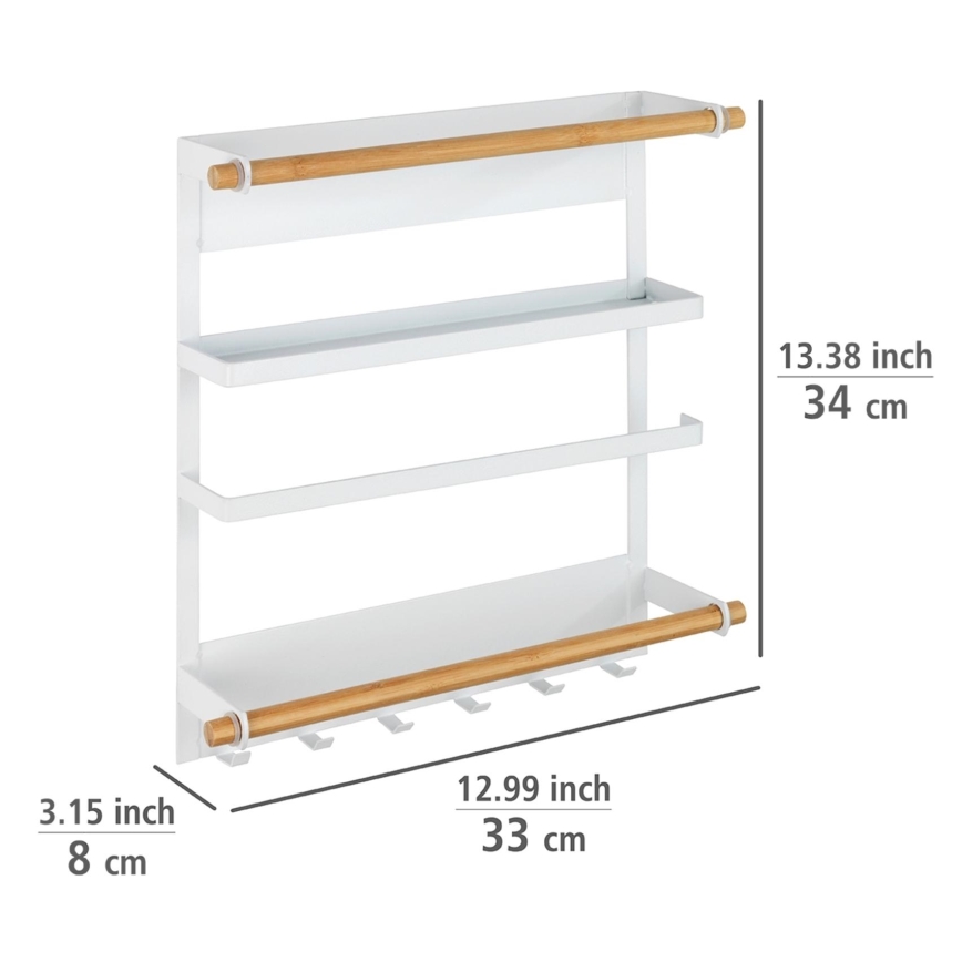 WENKO 54113100 - MAGNA organizatorius 33x34 cm baltas/rudas/juodas