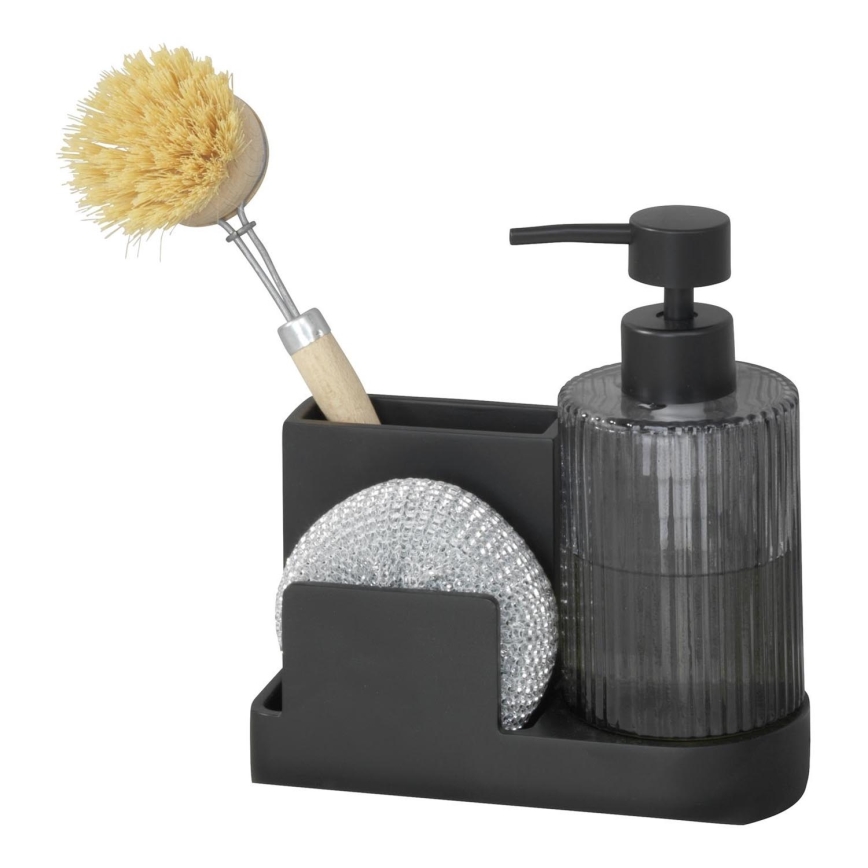 WENKO 54654100 - Organizatorius PINA 16x17 cm juoda