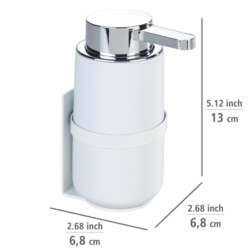 WENKO 54655100 - Muilo dozatorius WOYA 250 ml balta/blizgus chromas