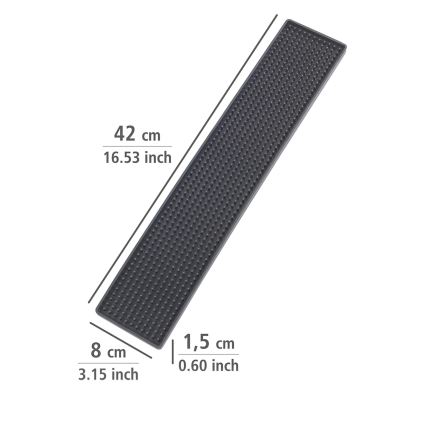 WENKO 54700100 - Lašinimo padėklas 42 x 8 cm juodas