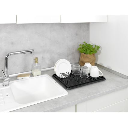 WENKO 54798100 - Indų džiovyklė AMY 42,5x31,5 cm juoda