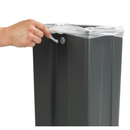 WENKO 54903100 - Prie durų tvirtinamas krepšys 26x36,5 cm pilka/sidabrinė