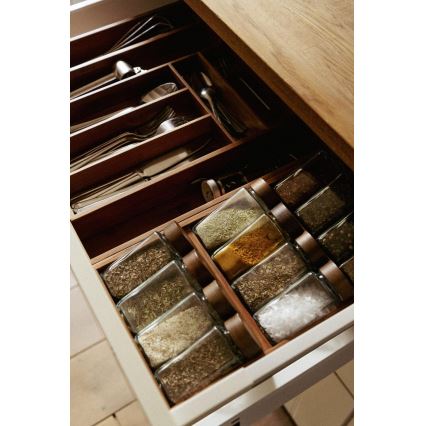 WENKO 54950100 - Prieskonių organizatorius ANNI 38x20 cm, rudos spalvos