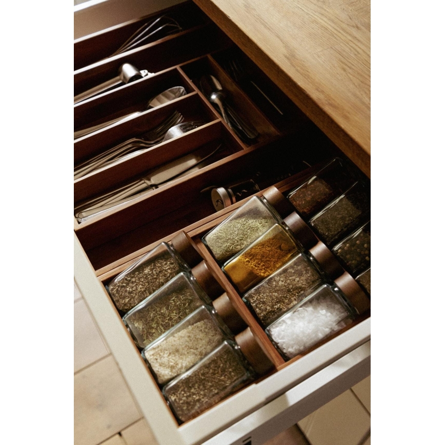 WENKO 54950100 - Prieskonių organizatorius ANNI 38x20 cm, rudos spalvos