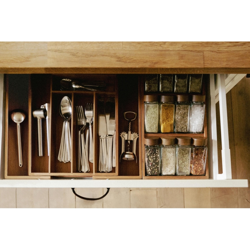 WENKO 54950100 - Prieskonių organizatorius ANNI 38x20 cm, rudos spalvos