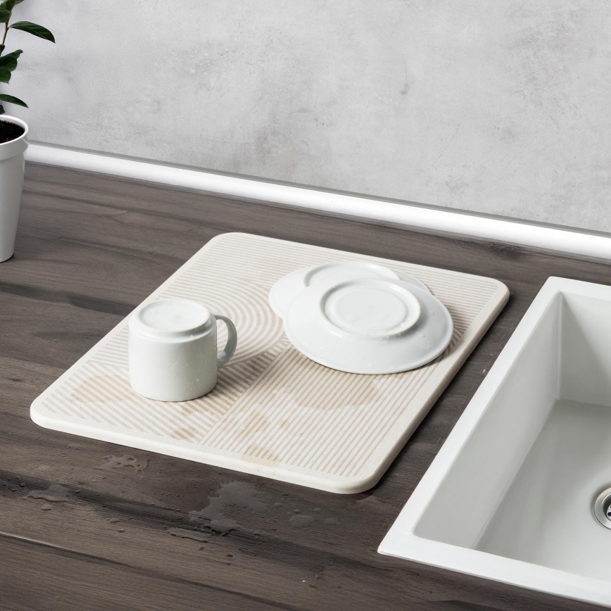 WENKO 54954100 - DAMON kilimėlis 40x30 cm smėlio spalvos