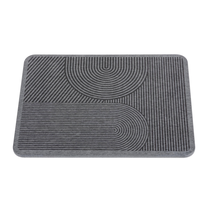 WENKO 54955100 - Nusausinimo kilimėlis DAMON 40x30 cm diatomitas/pilka
