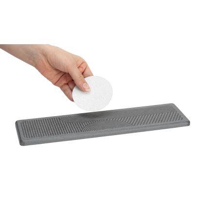 WENKO 54957100 - Lašėjimo kilimėlis DAMON 30x8 cm pilkas