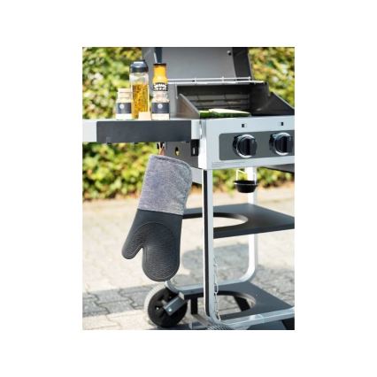 WENKO 55014100-kabliukas BLACK OUTDOOR KITCHEN 30x6,5 cm juodas